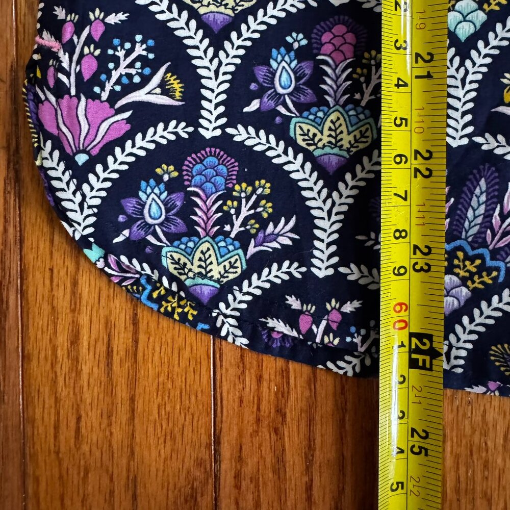 Talbots NWT Block-Inspired Floral Print Cotton Classic Button Front Shirt - MP - Picture 5 of 8